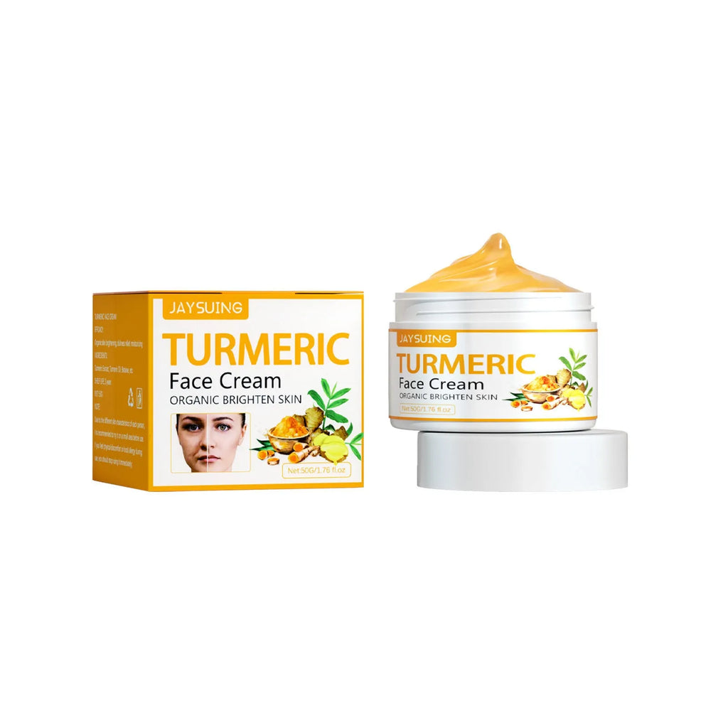 Turmeric firming face cream 50g with red chard, palm oil and fruit oil for brightening skin
