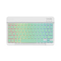 10-inch Bluetooth backlit keyboard with colourful light options for tablets