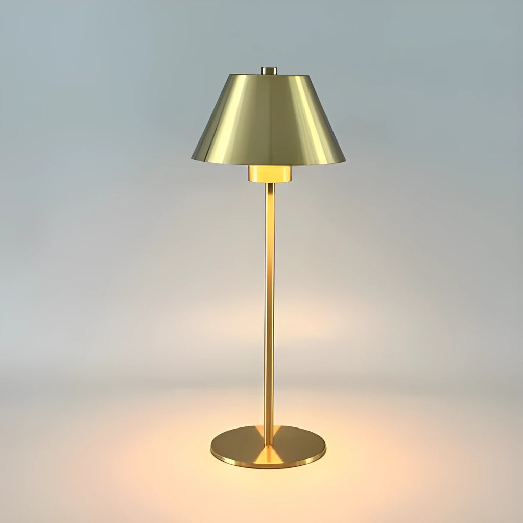 LED table lamp with 3W bulb, 2800mAh battery, Type-C port, and 2700K warm white light