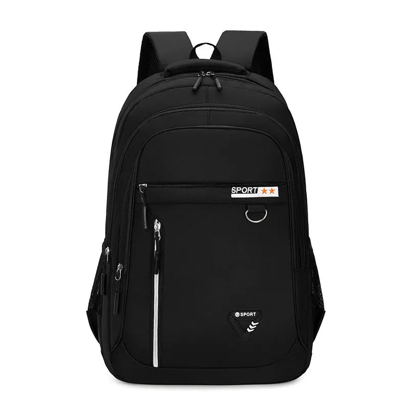 Men's Oxford cloth school backpack with air pillow belt system in multiple colours