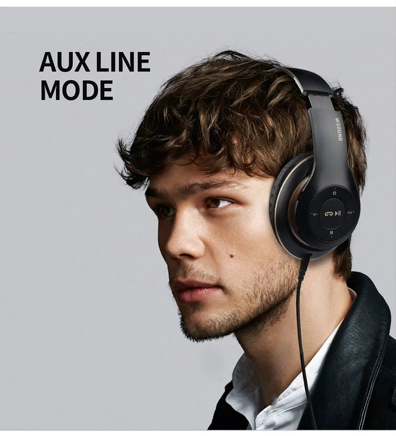 Blue and red Bluetooth wireless stereo headset for hands-free calls and music.