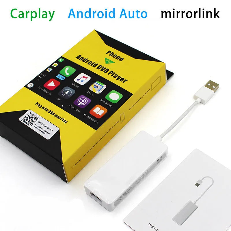 Android CarPlay module with USB connection adapter for car navigation systems