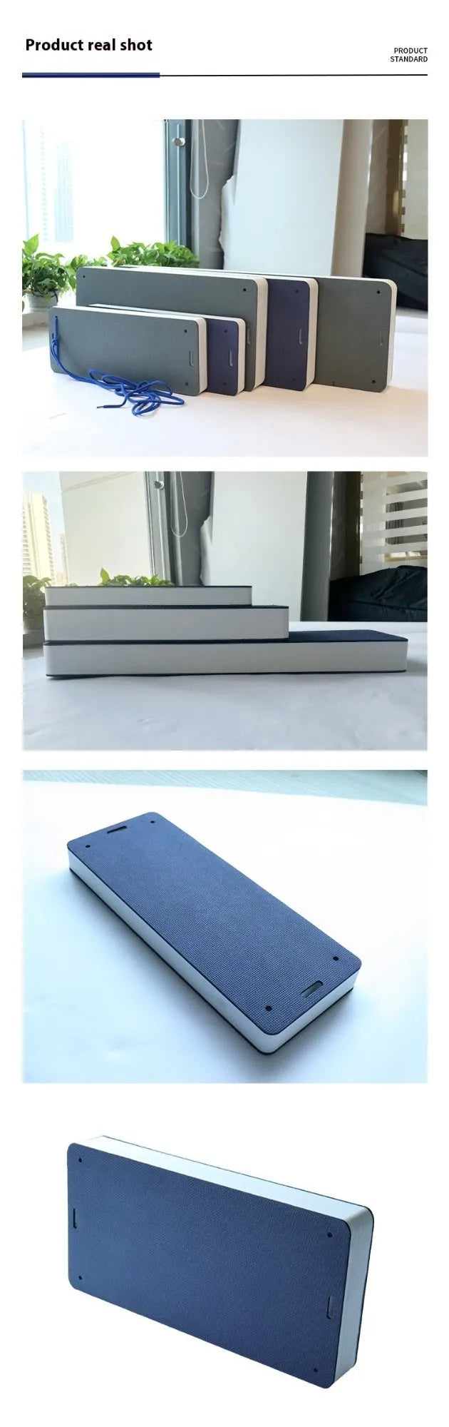 Blue EVA boat fender showing thickened foam construction for dock protection