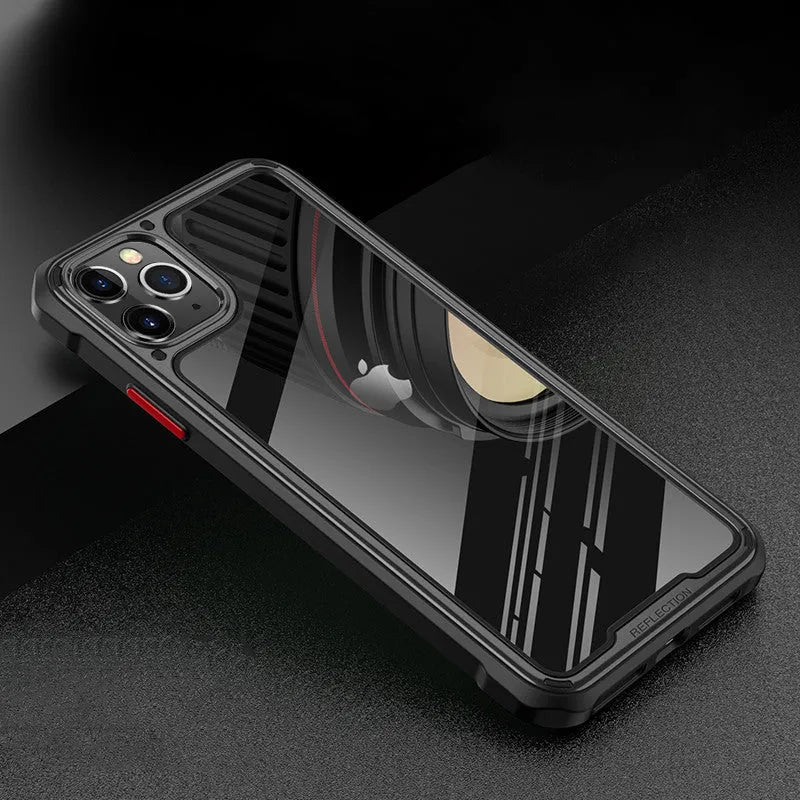 Transparent silicone phone case for Apple iPhone 11 series in six colour options