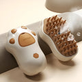 Pet spray massage comb for cats and dogs in ABS and TPR, four colour options
