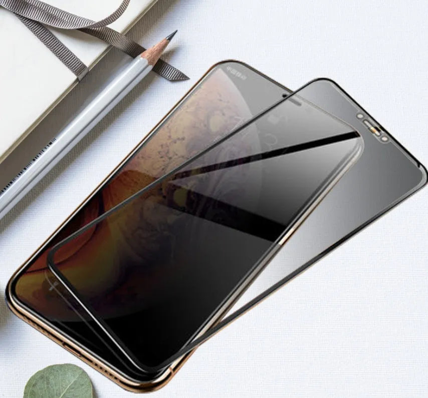 Samsung Galaxy tempered glass screen protector showing full-screen coverage on compatible device