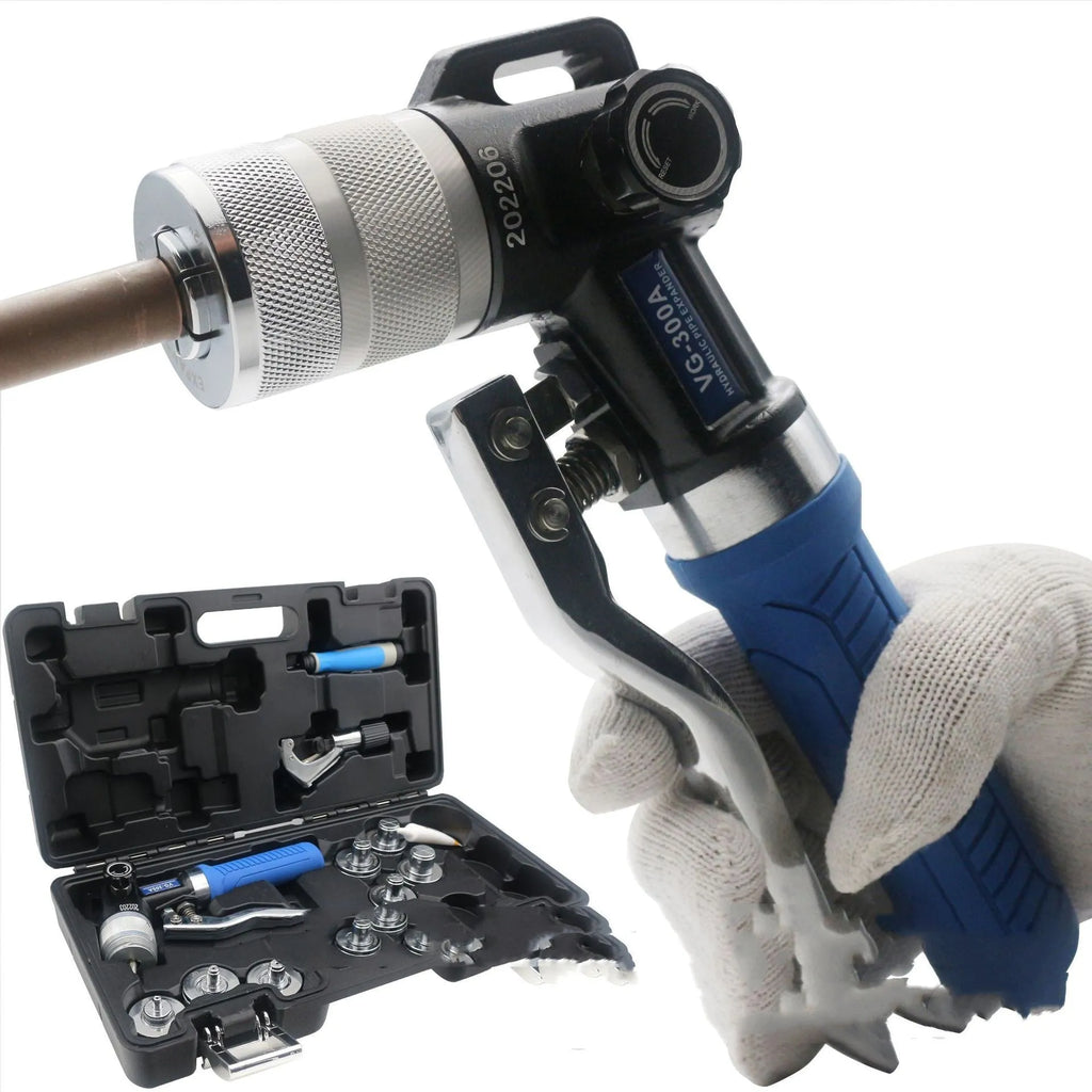 VG-300 style hydraulic tube expander tool for refrigeration system maintenance.