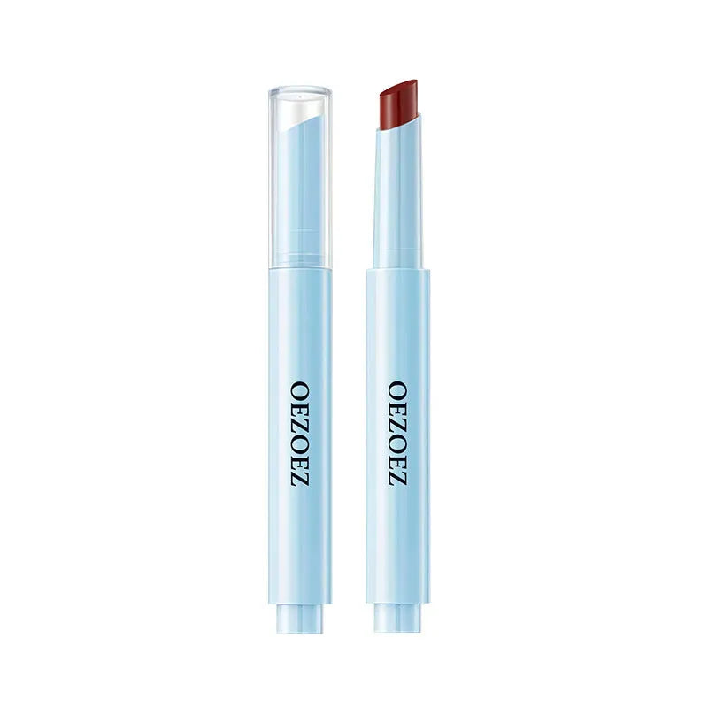 Waterproof moisturising lipstick in a choice of six colours, showing 1.8g net content.