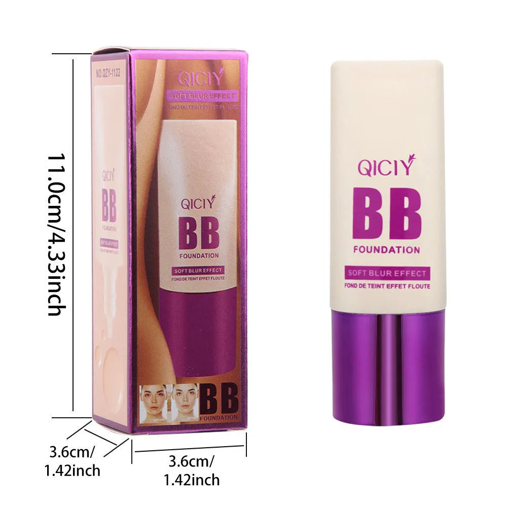 Feeding bottle liquid foundation concealer BB cream in 10 shade options with brightening properties