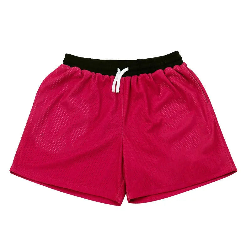 Men's mesh quick-drying shorts in multiple colours for summer running and fitness