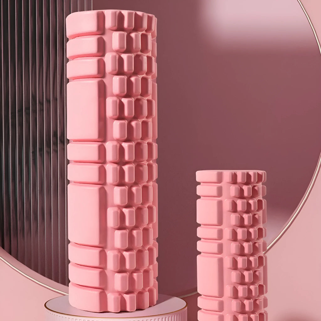 EVA foam roller for fitness in multiple colours and sizes including 30x10cm and 33x14cm options