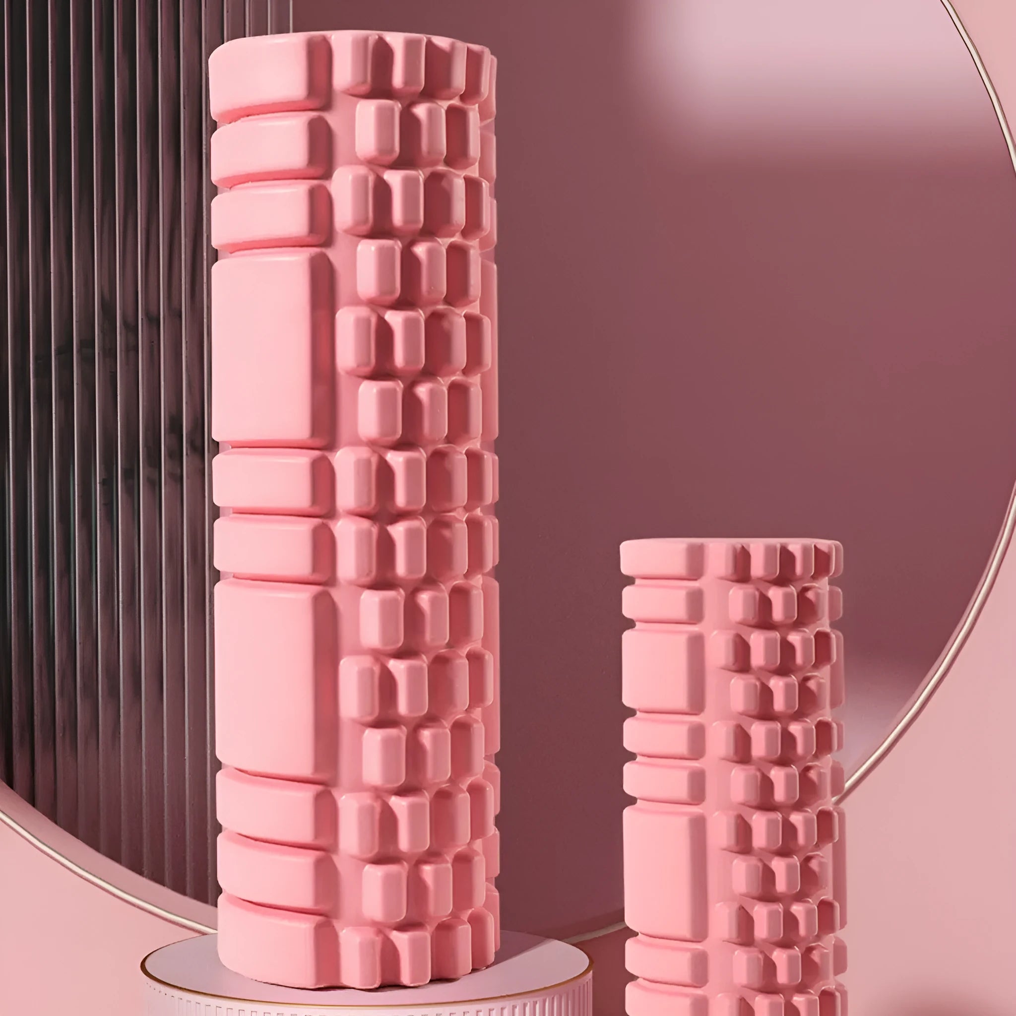 EVA foam roller for fitness in multiple colours and sizes including 30x10cm and 33x14cm options