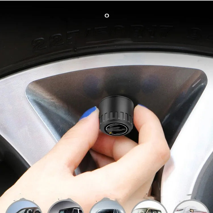 Bluetooth 5.0 automotive tyre pressure monitor sensors with wrench and anti-theft screws