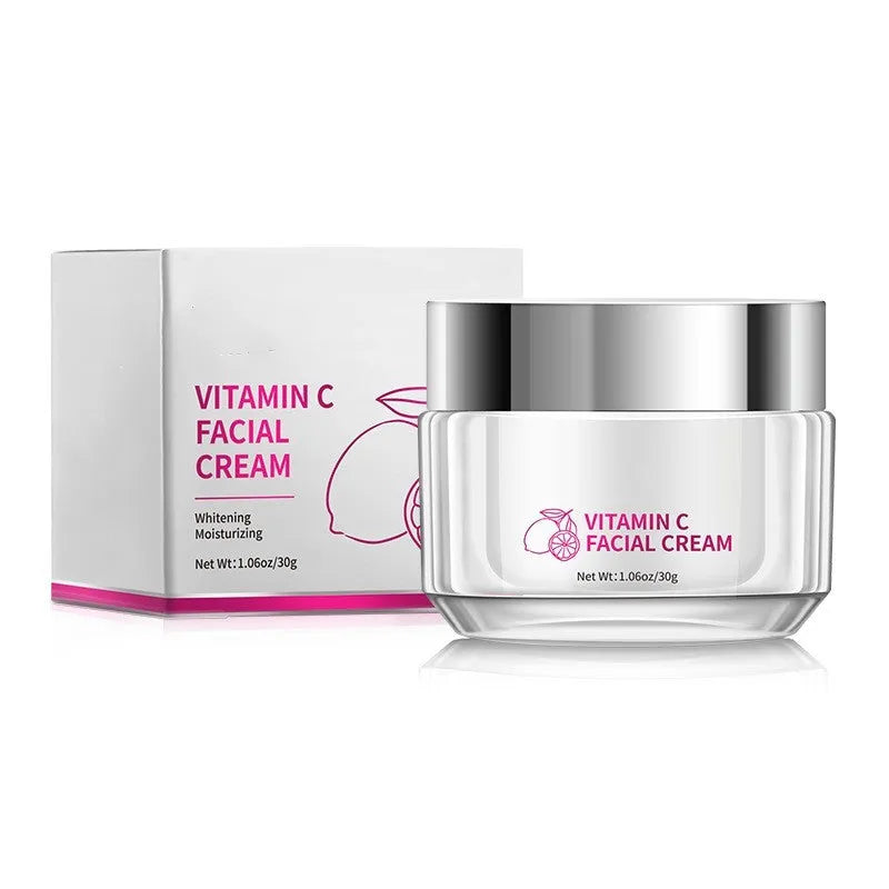 30g vitamin C face cream pot with compact 6x6x5.2cm dimensions