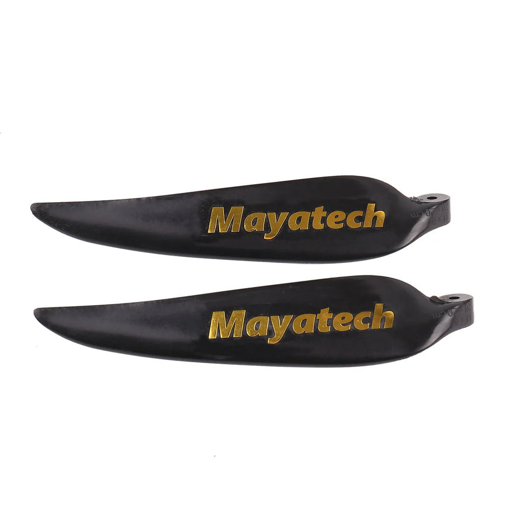 Black PE plastic folding paddle glidder fittings measuring 12 by 6.5 centimetres