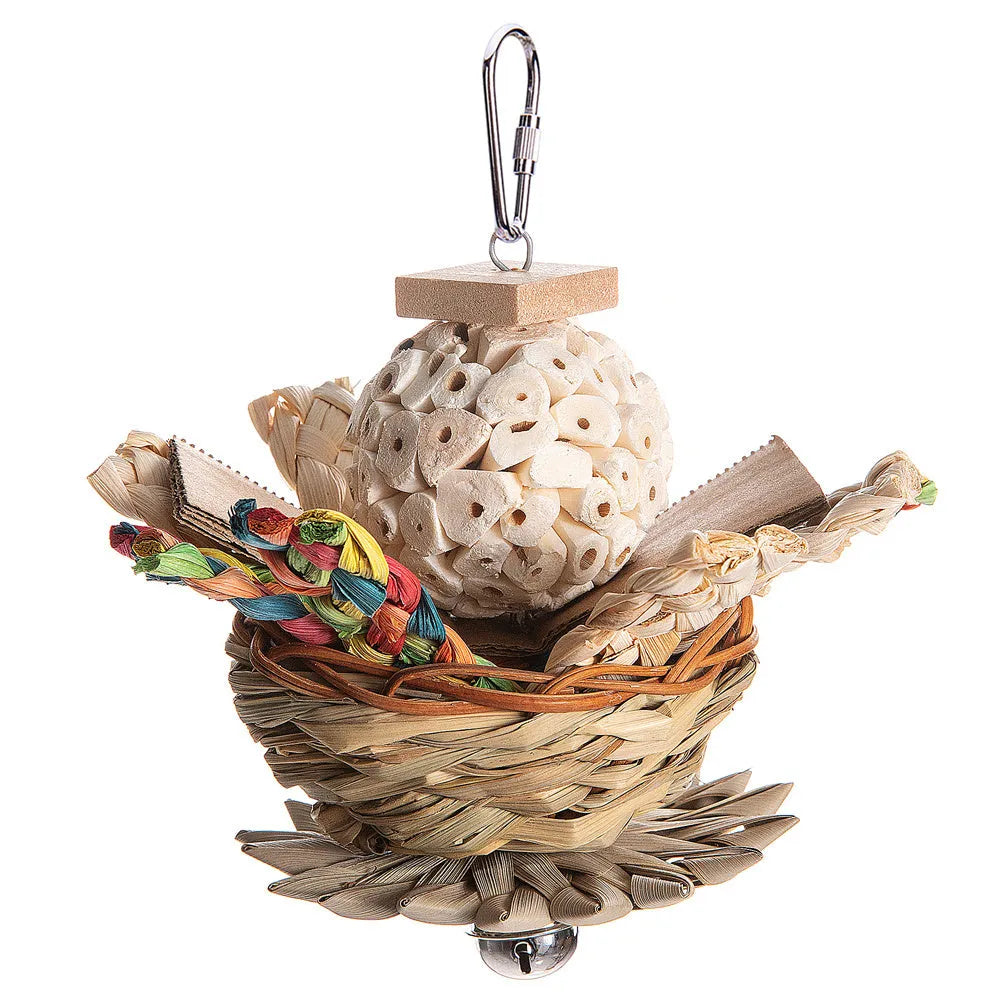 Parrot molar gnawing toy for medium to large birds with three size options