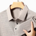 Slim fit men's lapel t-shirt in polyester blend fabric available in multiple colours with Asian sizing