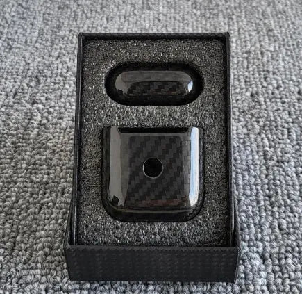 Carbon fiber protective case for second generation wireless Bluetooth headset with anti-fall shell