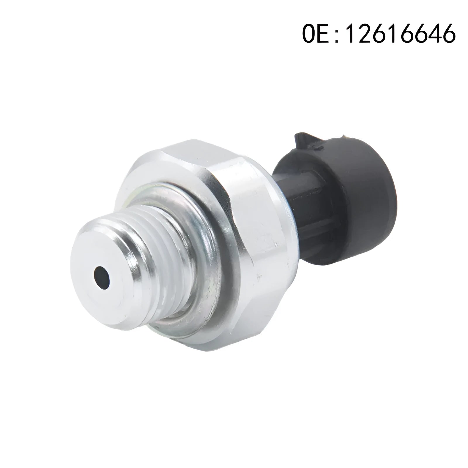 Silver metal fuel pressure sensor for GM vehicles with part numbers 12616646 12677836 D1846A