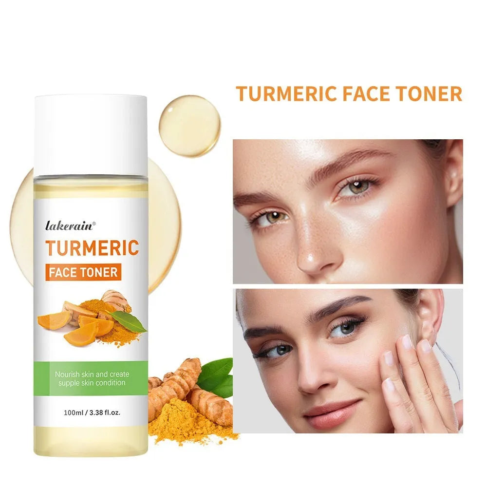 Lakerain Turmeric Lotion 100ml bottle for all skin types, general use turmeric lotion toner