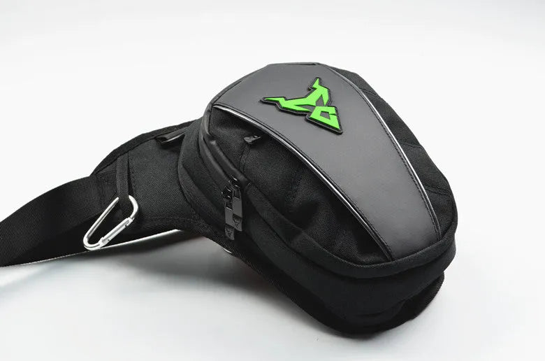 Motorcycle riding crossbody shoulder waist leg bag in 1200D Oxford cloth