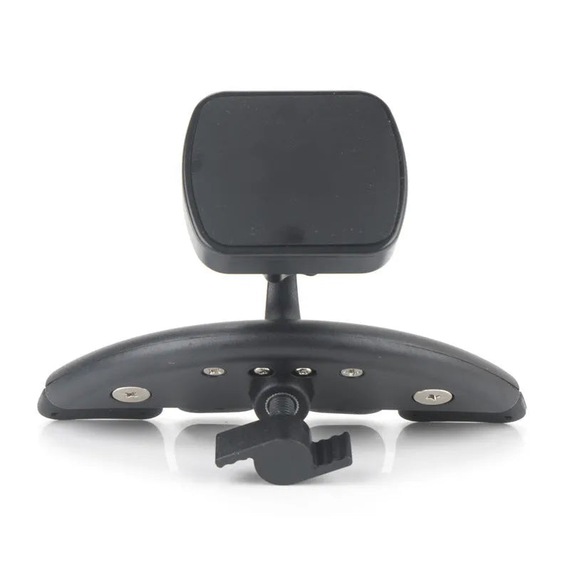 Black car phone holder with CD port bayonet mount and adjustable 50mm to 85mm clamp for 6 inch phones