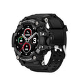 T6 Tactical Rugged Smart Watch bracelet with 1.3-inch screen in black or green colour