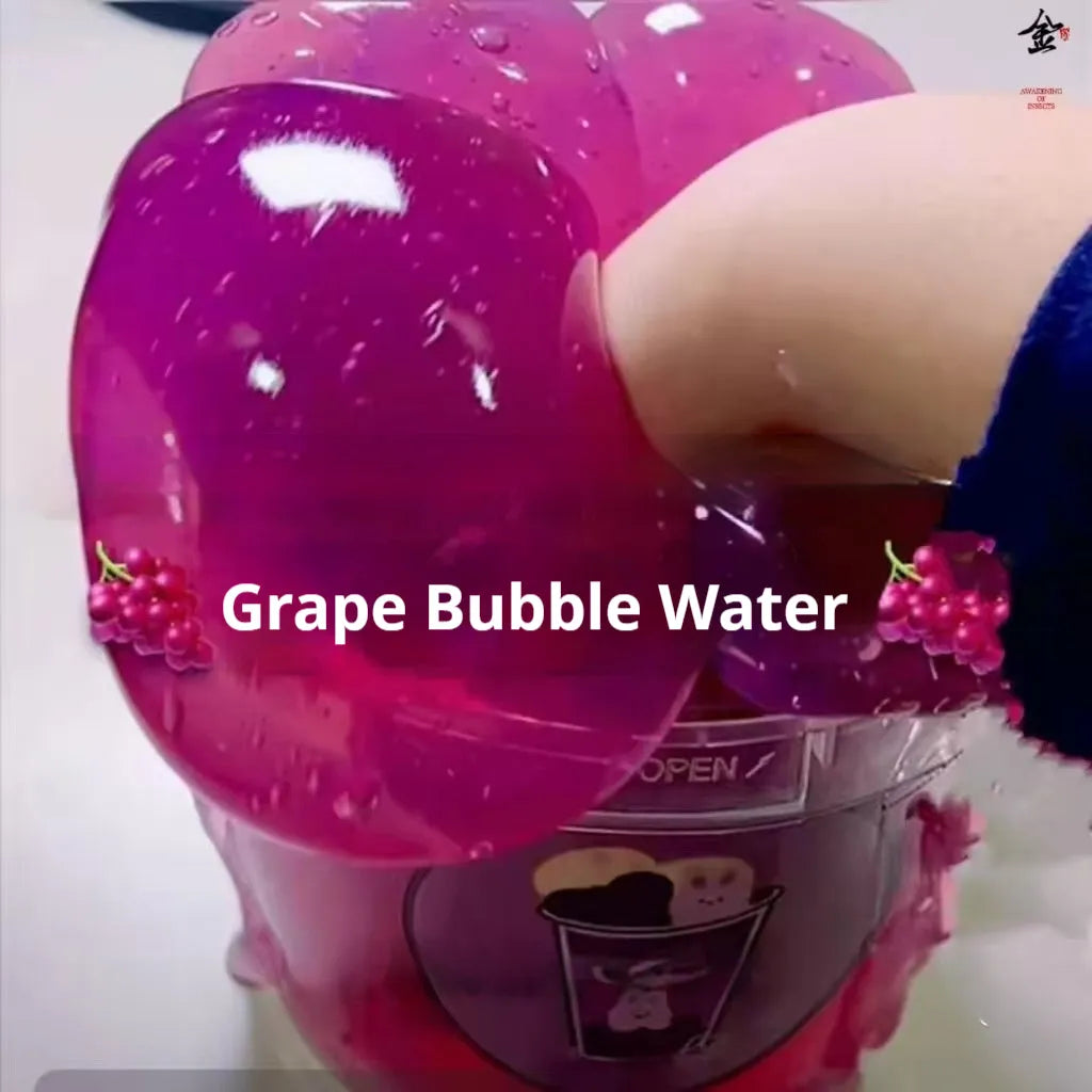 Thick non-stick foaming glue slime toy in 350ml, 580ml or 1200ml with fake water and hug milk styles for ages 7-14