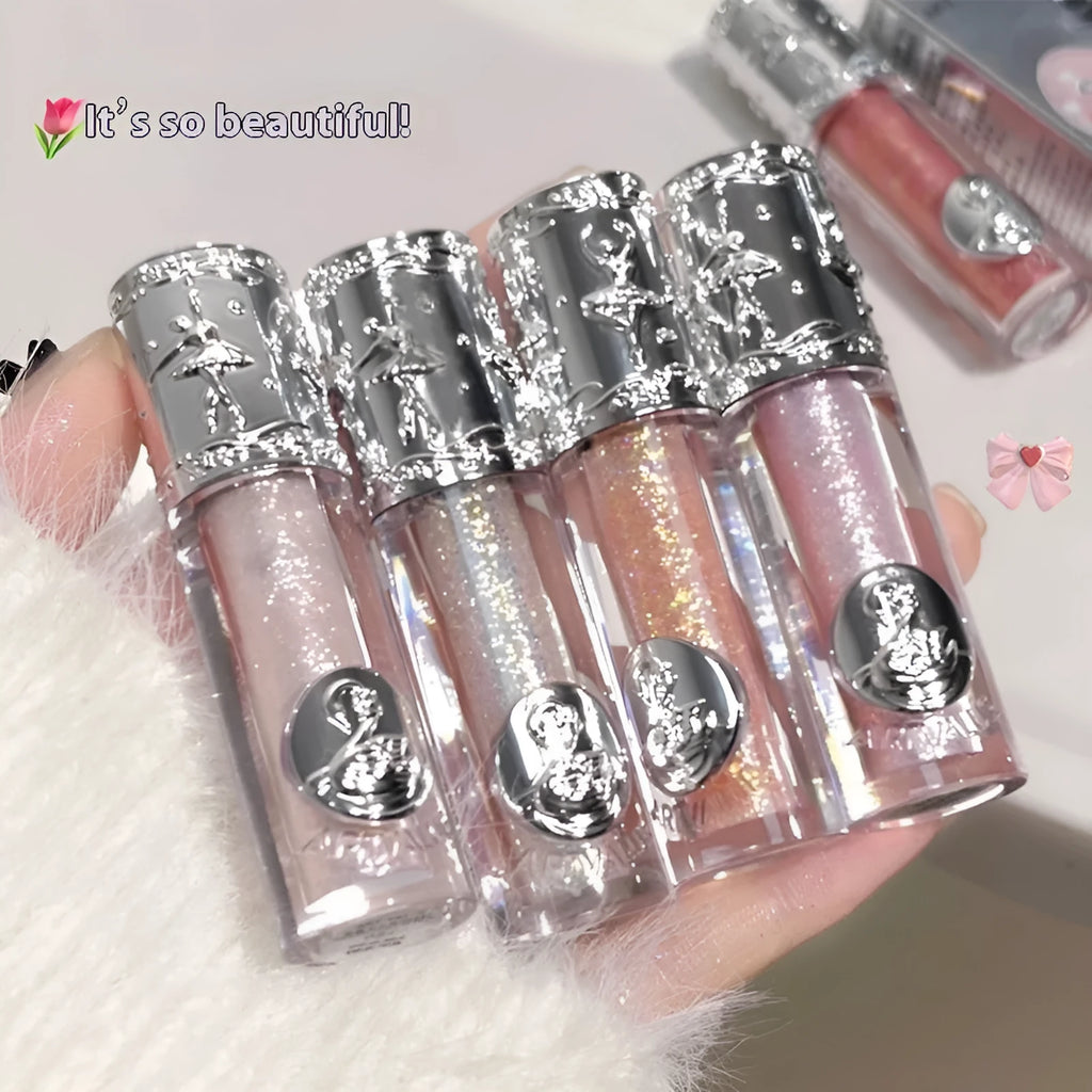 Ballet brand liquid eye shadow bottle showing one of five colour choices: pink, coral, purple, brown, or rose gold.