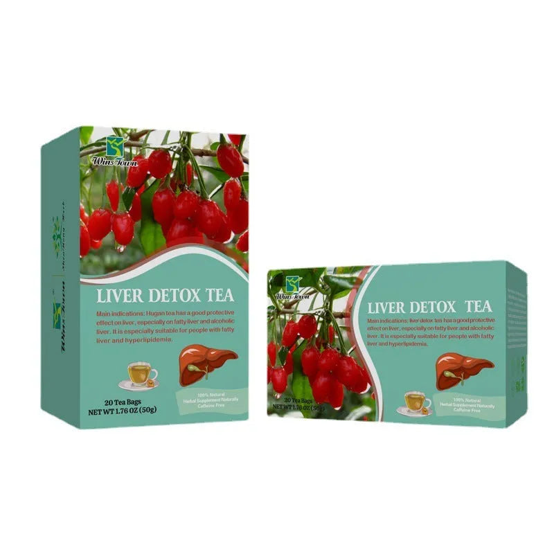 Box of herb substitutional tea leaves with 50g net content and medicine food homology ingredients