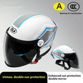Children's 3C certified ABS universal motorcycle half helmet in multiple colour options