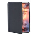 12.9 inch magnetic keyboard case with pen slot for iPad Pro and iPad Air in imitation leather