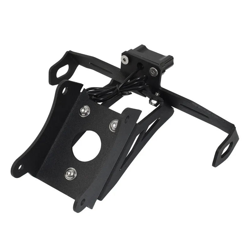 Black aluminium alloy short tail licence plate holder bracket for Honda motorcycles