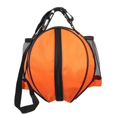 Oxford cloth basketball training bag with adjustable strap shown in a camouflage colour option.