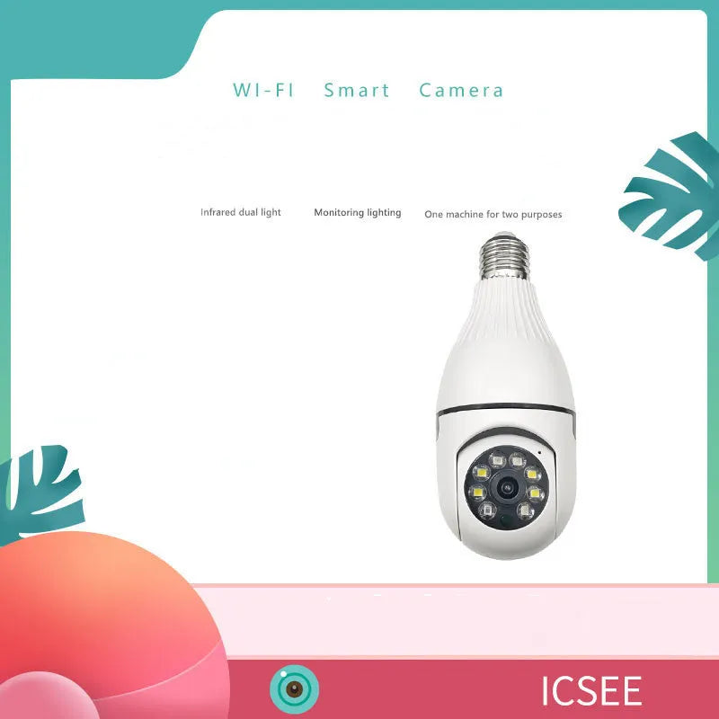 Minions-themed wireless indoor security camera on a white background.