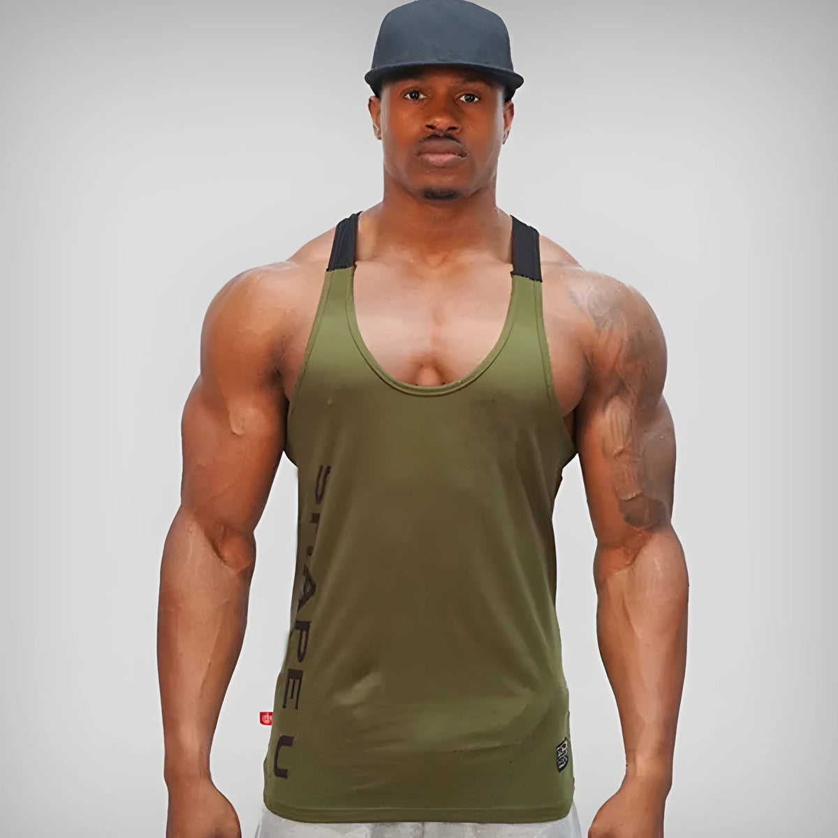 Men's long-sleeved running t-shirt tight fit moisture-wicking gym top in black blue green red