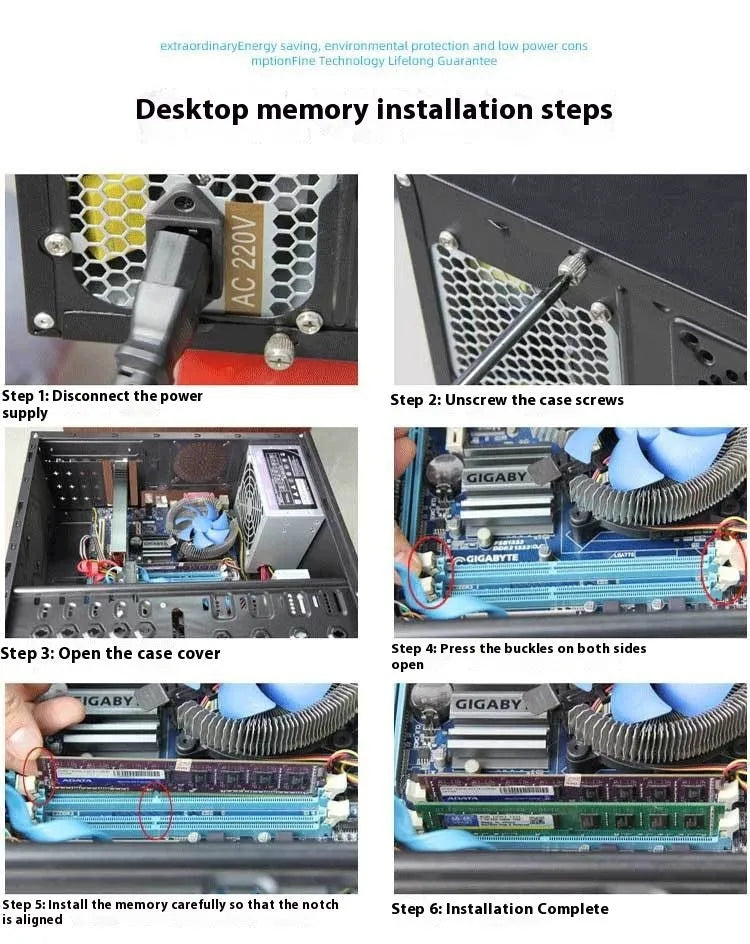 4GB DDR3 1600 desktop memory module for AMD compatible systems