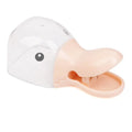 Cat food seal fresh-keeping clip with scoop in beige on a pet food bag