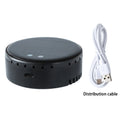 Solar-powered car air humidifier unit installed in vehicle air conditioning outlet