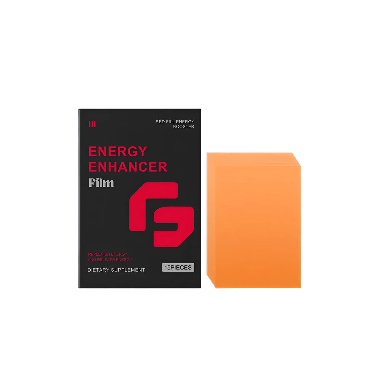 Energy enhancer film conditioning tablets pack of 15 pieces with herbal extracts and probiotics
