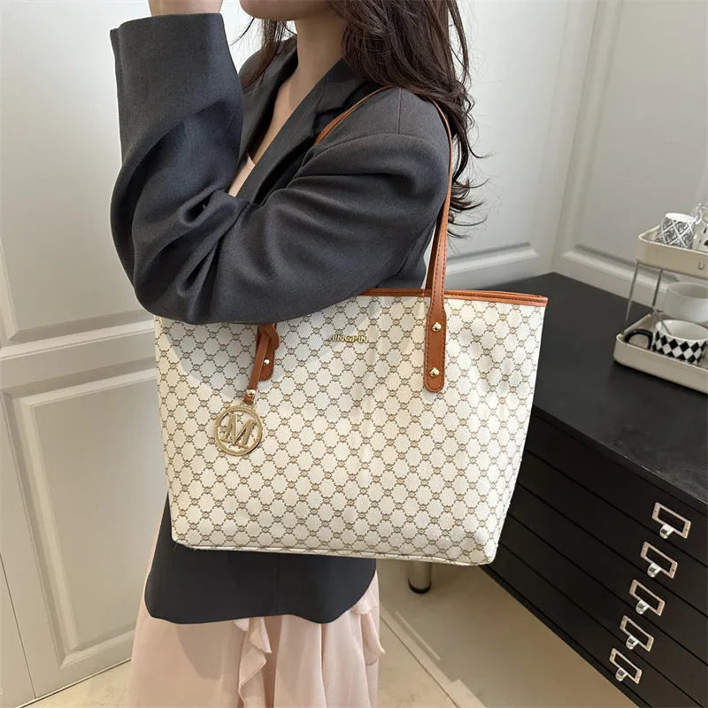 Western style PU leather shoulder bag with sewing thread detail in black, brown, grey, or white.