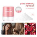 Disposable 5g dry hair powder kit with sponge and mirror for no-rinse hair refresh