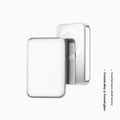 Portable wireless magnetic power bank 10000mAh 27W alloy case with soft leather case and fast charge cable