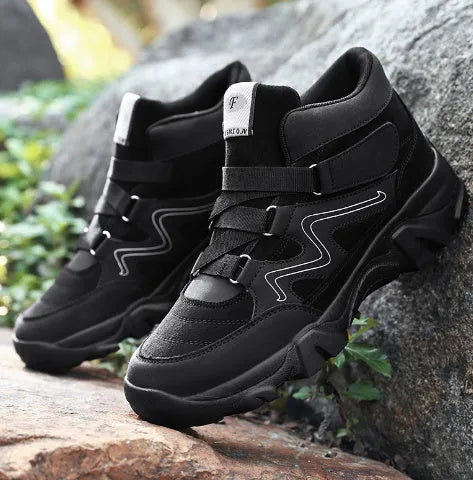 Men's leather lace-up casual shoes in Black, Black White, Blue A, Brown and Dark Grey colour options