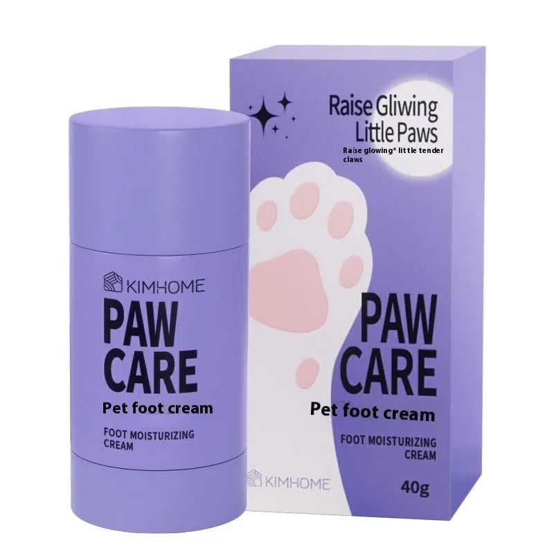 40g pet foot cream container with Brazil palm wax formula for dog and cat paw care