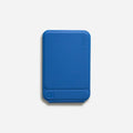 Black MOVAS leather magnetic phone holder case showing dimensions 96.5mm by 63.5mm.