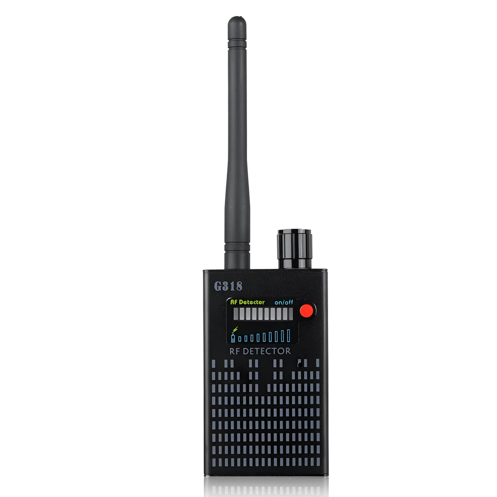 Black G318 anti-theft hidden camera detector made from aluminium alloy