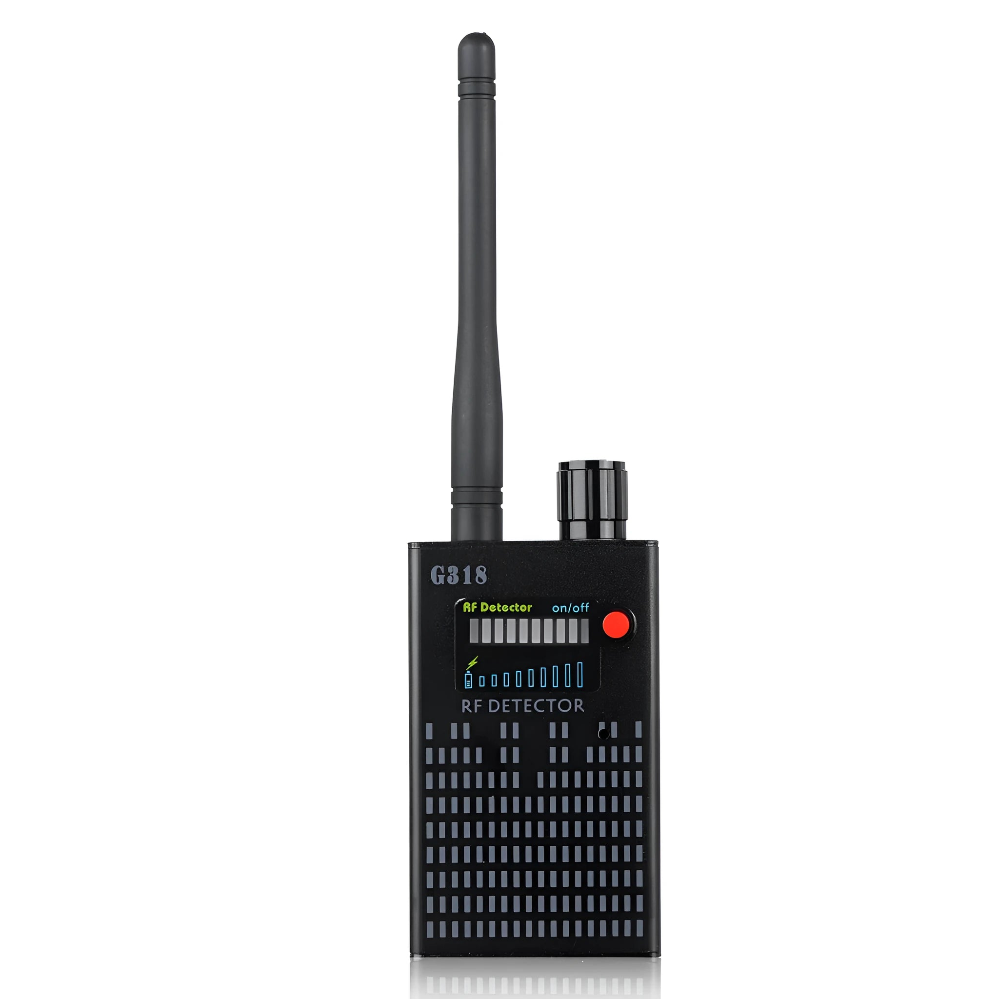 Black G318 anti-theft hidden camera detector made from aluminium alloy
