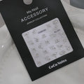 Embossed constellation relief nail sticker in MJ069 Gilding or MJ069 Hot Silver, ultra-thin seamless adhesive design.