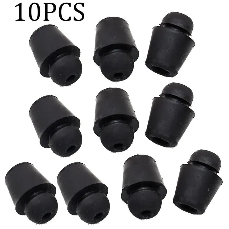 10 automobile rubber buffer clips for shock absorption in car boot buckle systems, X16 colour